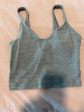 lululemon athletica gray tank top